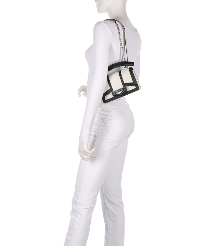 Karl Lagerfeld K/Nova Small Shoulder bag white/black