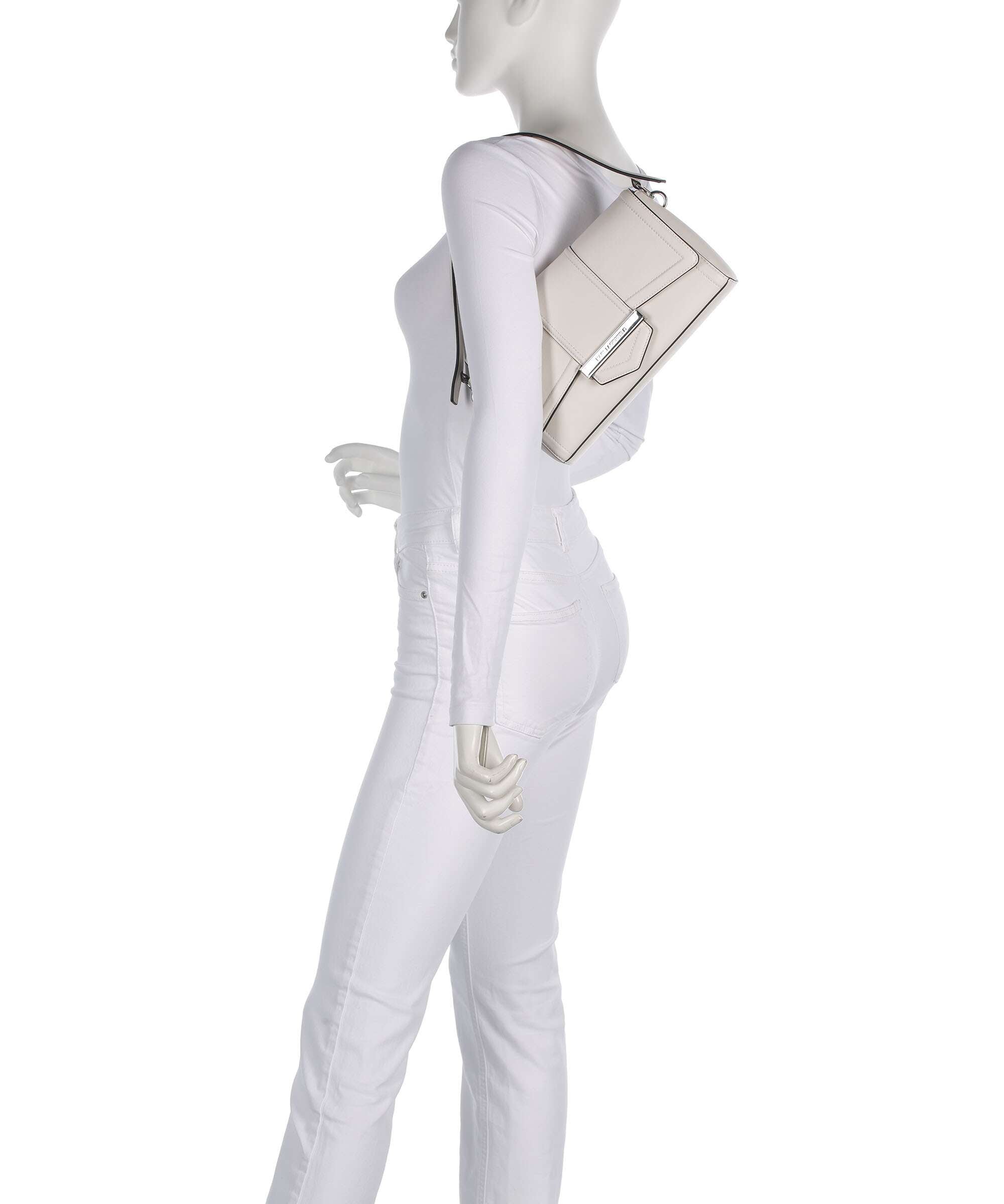 Karl Lagerfeld K/Nova Medium Shoulder bag off white
