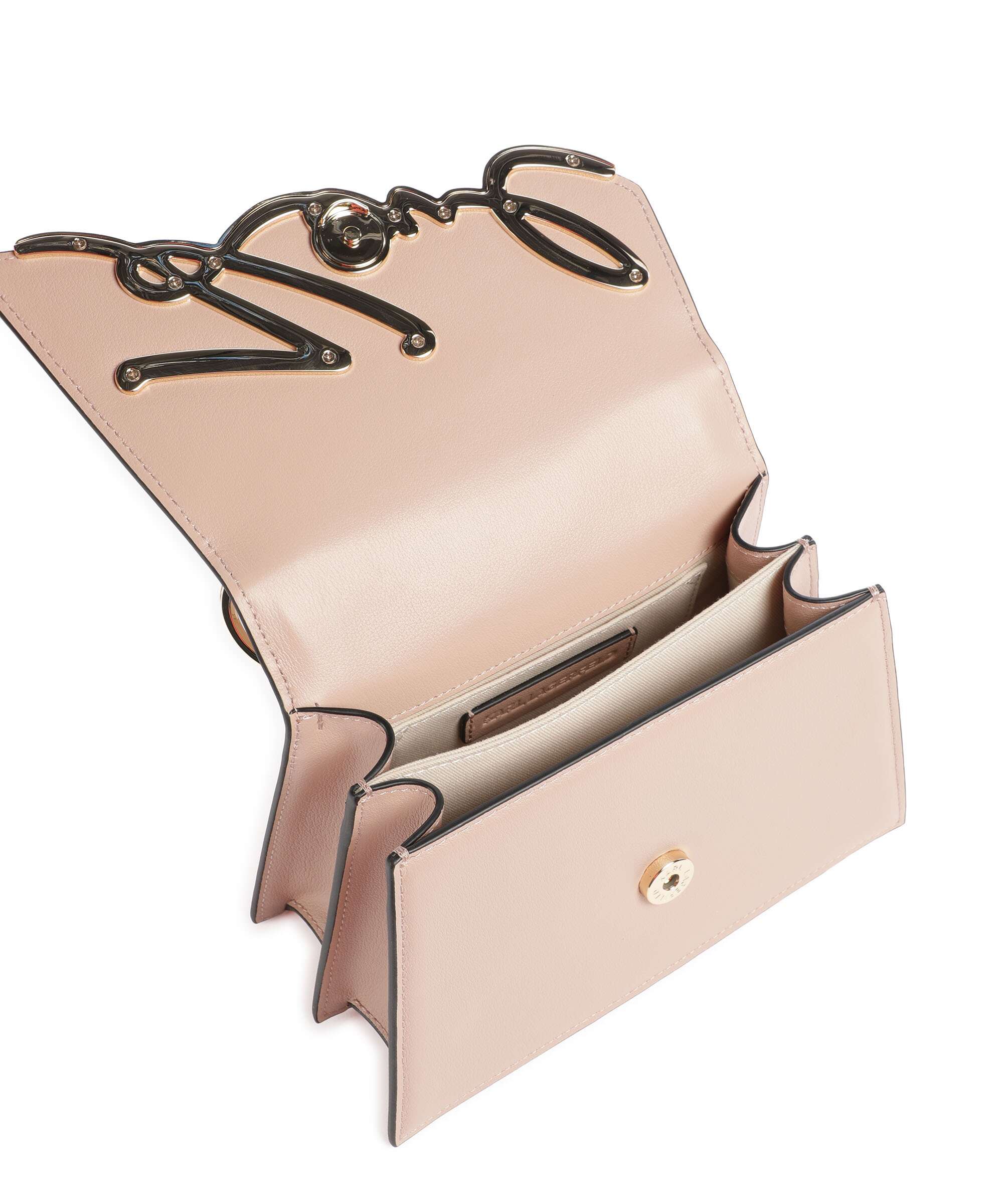 Karl Lagerfeld K/Signature 2.0 Crossbody bag nude pink