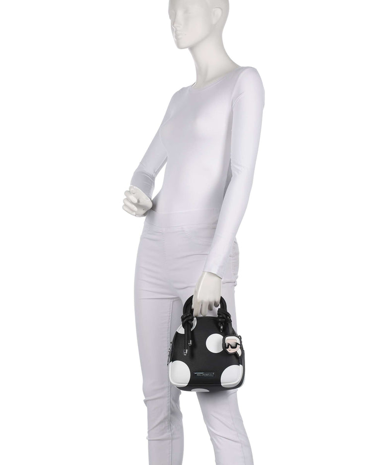 Karl Lagerfeld Ikon Handbag variable polka dot