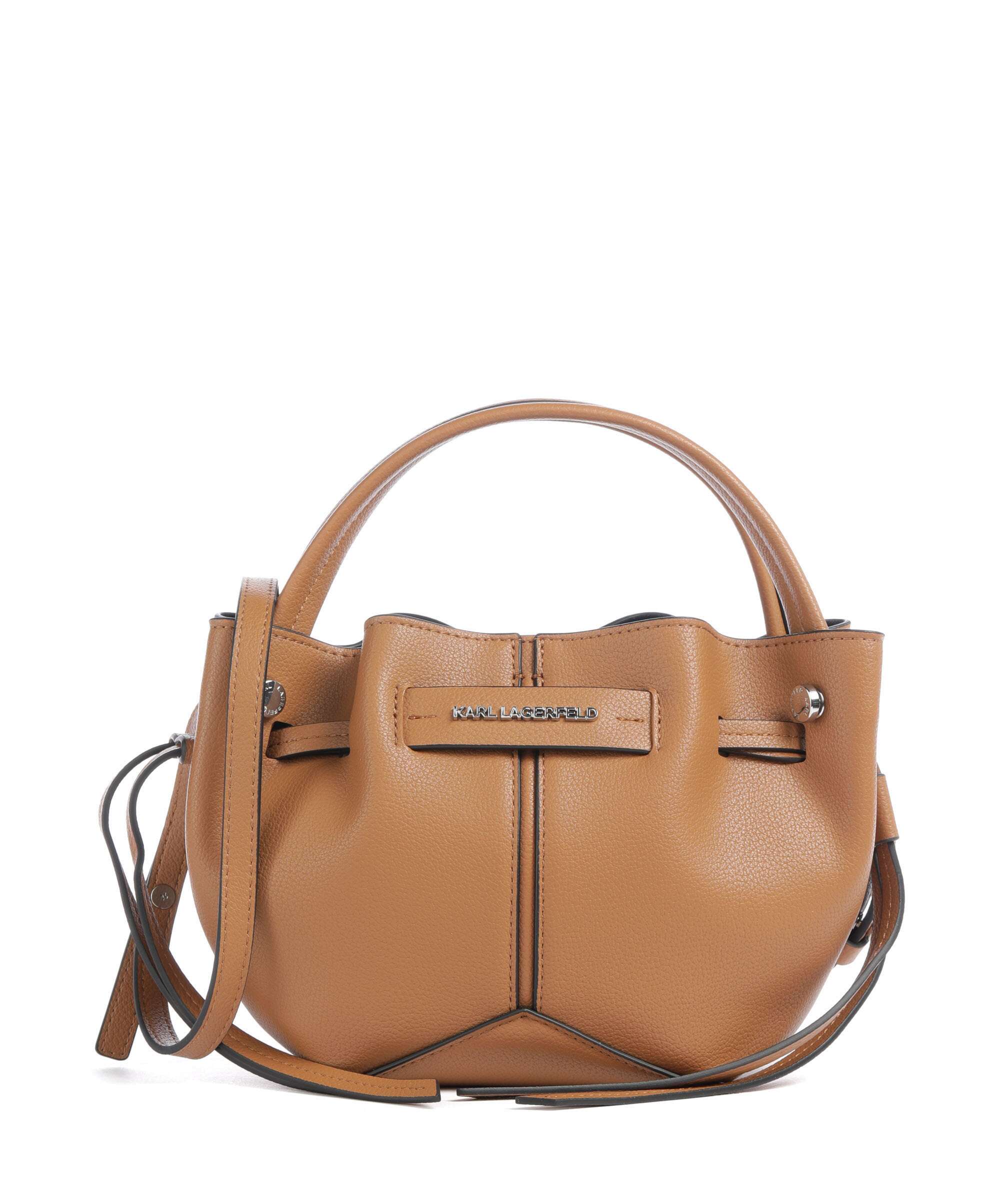 Karl Lagerfeld K/Pierced Mini Handbag caramel
