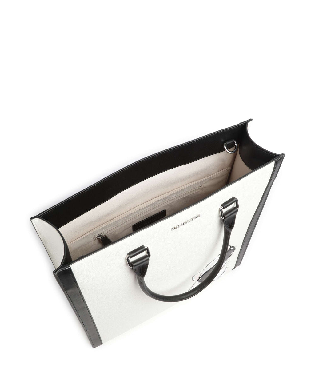 Karl Lagerfeld Ikon Choupette Handbag off white