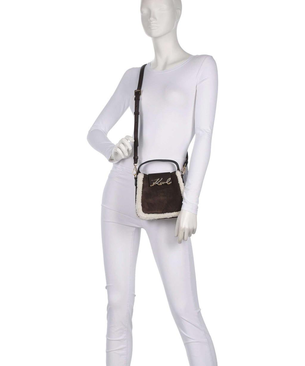 Karl Lagerfeld K/Signature Small Crossbody bag tobacco