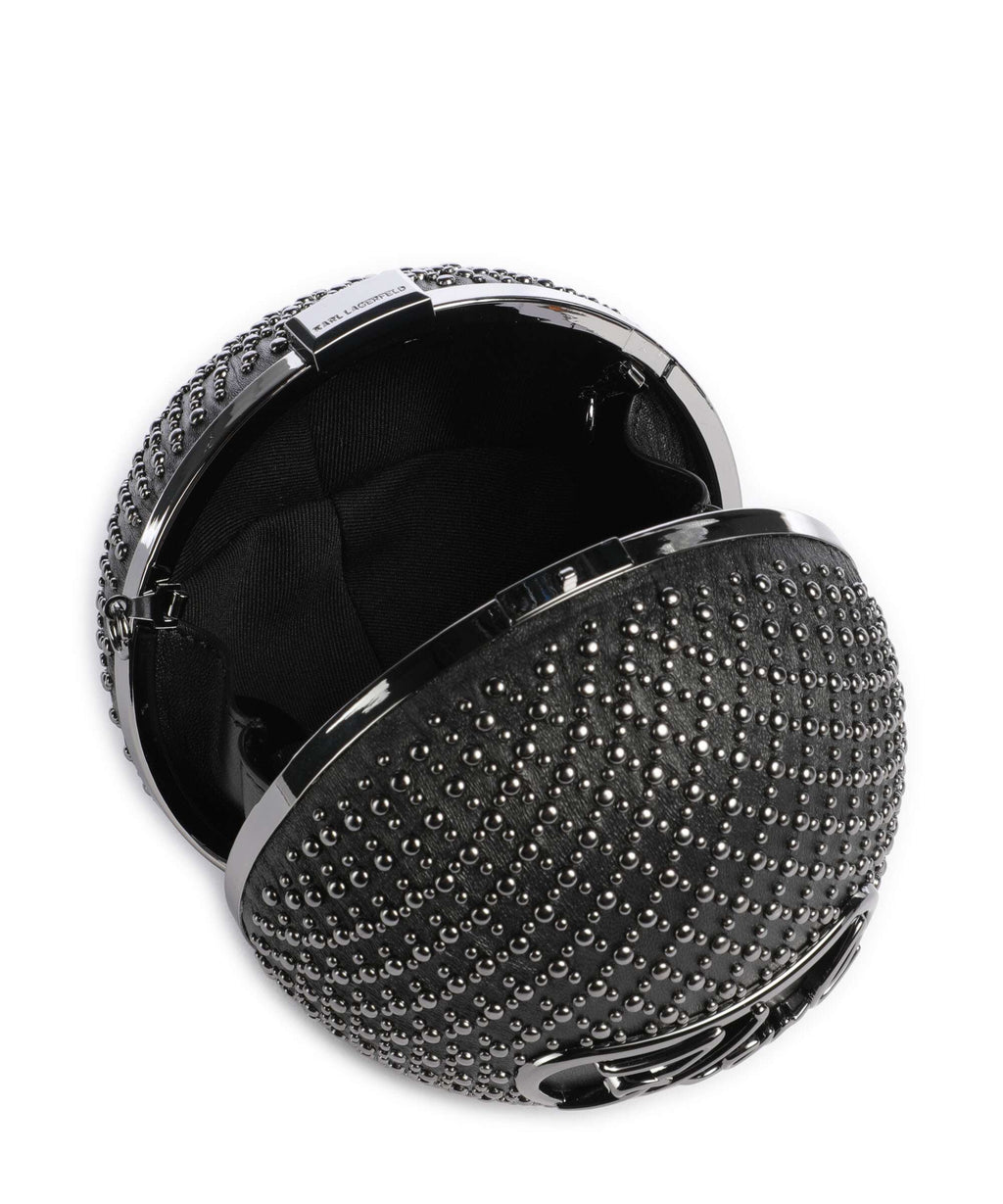 Karl Lagerfeld K/Signature Shoulder bag black embellishment