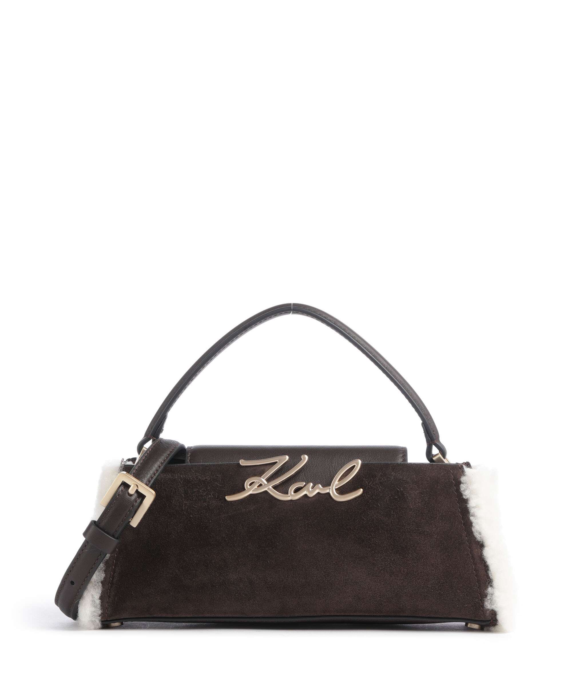 Karl Lagerfeld K/Signature Mini Crossbody bag tobacco