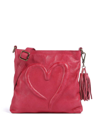 Taschendieb Wien Herzweg 4 Crossover taske pink love