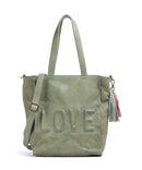 Taschendieb Wien Paoliweg 1 Shopper taske green leaf