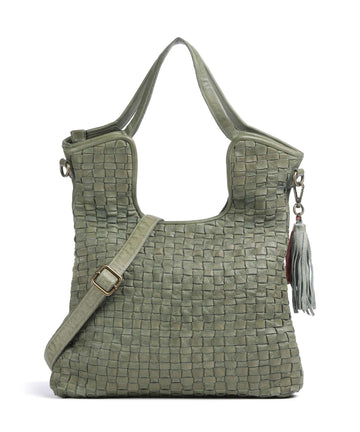Taschendieb Wien Venusweg 3 Shopper taske green leaf