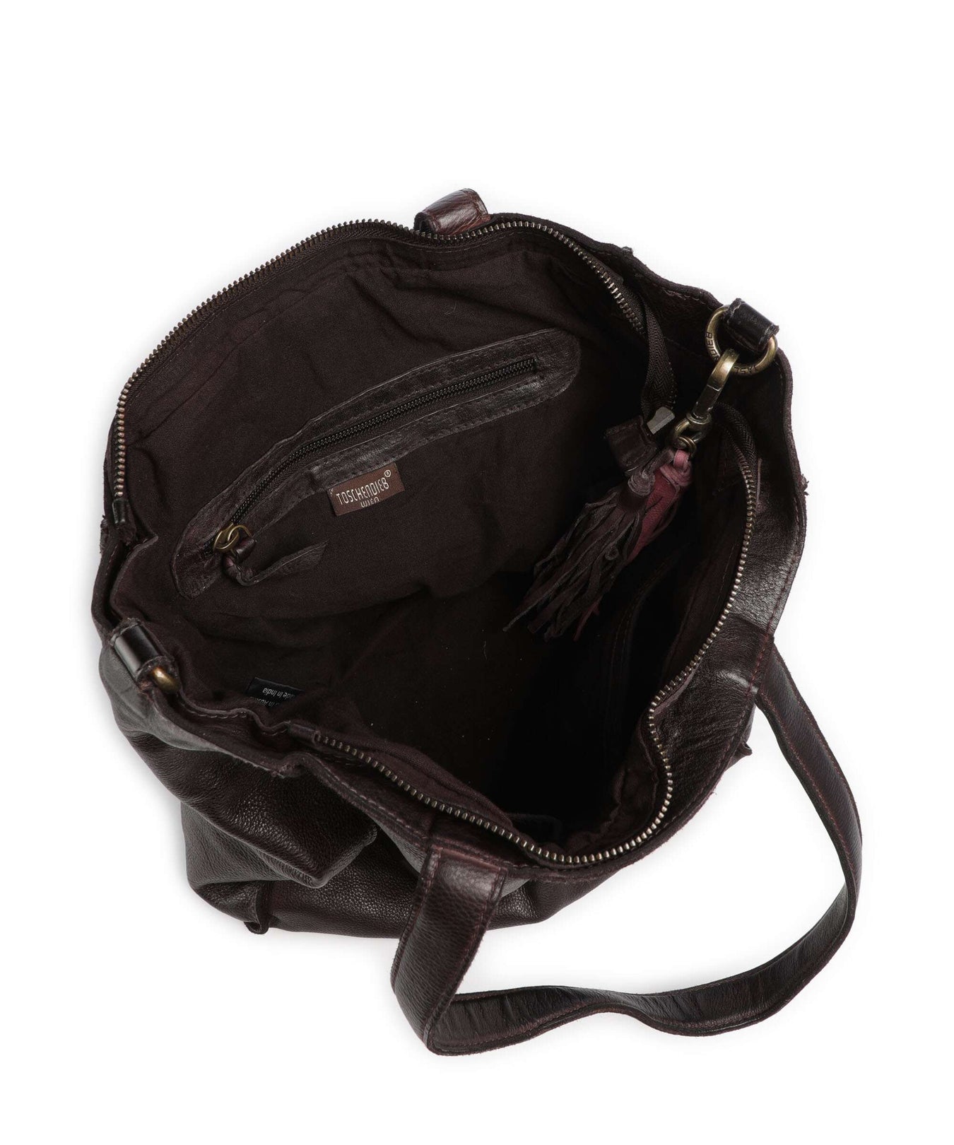 Taschendieb Wien Glücksbrücke 2 Tote bag mokka