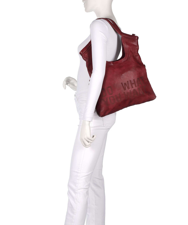 Taschendieb Wien Hanfgasse 3 Hobo bag red burgundy