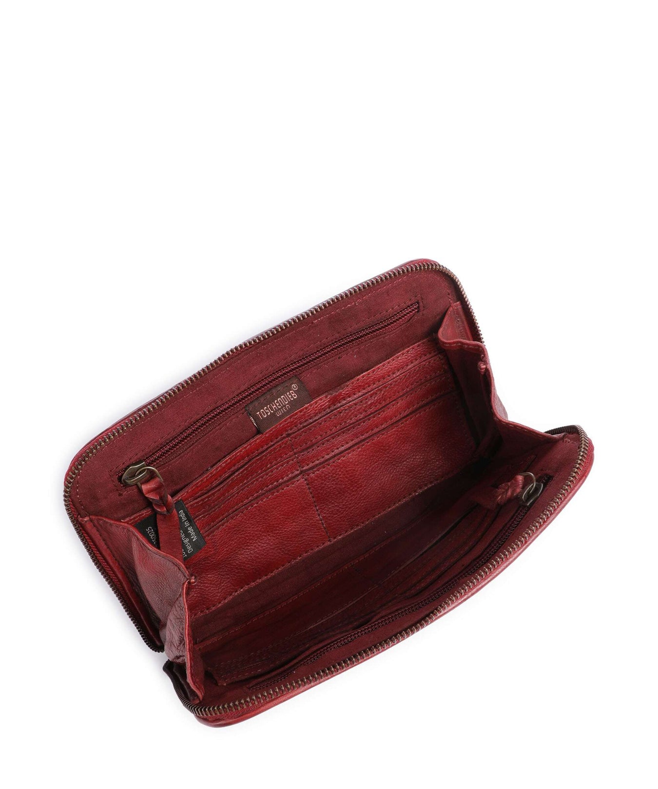 Taschendieb Wien Hanfgasse 5 Wallet red burgundy