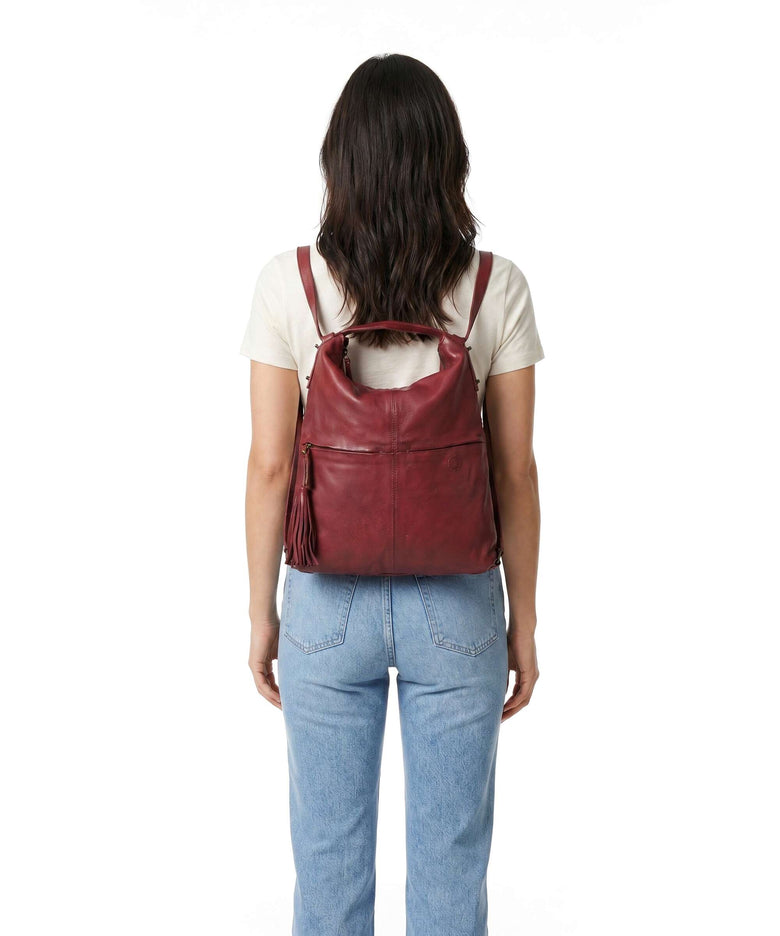 Taschendieb Wien Kaisterstrasse 3 Backpack bag burgundrausch