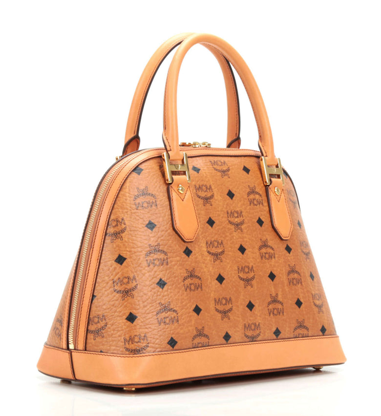 MCM Heritage M Handbag cognac